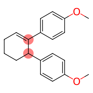 Cyclohexene, 2,3-bis(p-methoxyphenyl)- (8CI)