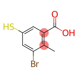 3-溴-5-巯基-2-甲基苯甲酸