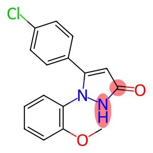 5-(4-氯苯基)-1-(2-甲氧苯基)-1H-吡唑-3(2H)-酮