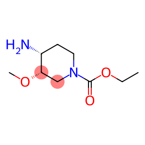 1-Piperidinecarboxylicacid,4-amino-3-methoxy-,ethylester,cis-(+)-(9CI)
