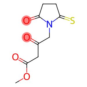 1-Pyrrolidinebutanoic  acid,  -bta-,2-dioxo-5-thioxo-,  methyl  ester