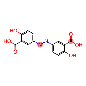 5-[(2Z)-2-(3-carboxy-4-oxocyclohexa-2,5-dien-1-ylidene)hydrazino]-2-hydroxybenzoic acid