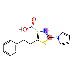 4-Thiazolecarboxylic acid, 5-(2-phenylethyl)-2-(1H-pyrrol-1-yl)-