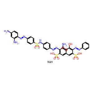 2,7-Naphthalenedisulfonic acid, 4-amino-3-((4-(((4-((2,4-diaminophenyl)azo)phenyl)sulfonyl)amino)phenyl)azo)-5-hydroxy-6-(phenylazo)-, disodium salt