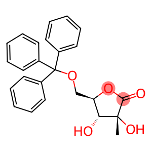 5-O-(Triphenylmethyl)-2-C-methyl-D-ribonic-γ-lactone