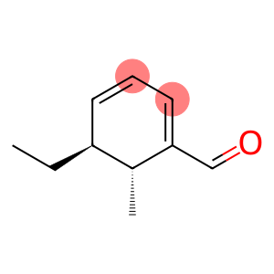 1,3-Cyclohexadiene-1-carboxaldehyde, 5-ethyl-6-methyl-, trans- (9CI)