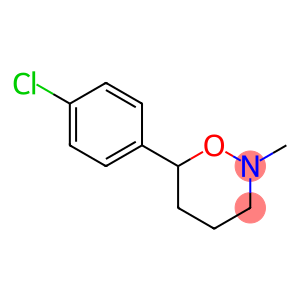 6-(4-Chlorophenyl)-3,4,5,6-tetrahydro-2-methyl-2H-1,2-oxazine