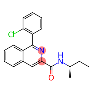 3-ISOQUINOLINECARBOXAMIDE,1-(2-CHLOROPHENYL-N-[(1R-1-METHYLPROPYL]-