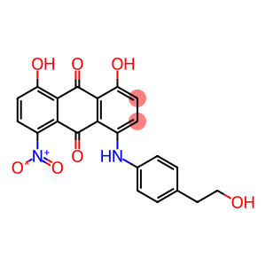 Anthraquinone, 1,8-dihydroxy-4-(p-(2-hydroxyethyl)anilino)-5-nitro-