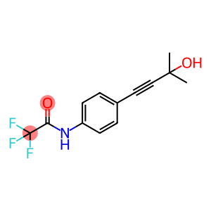 2,2,2-trifluoro-N-[4-(3-hydroxy-3-methylbut-1-yn-1-yl)phenyl]acetamide