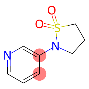 Pyridine, 3-(1,1-dioxido-2-isothiazolidinyl)-