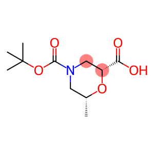 (2R,6R)-4-(叔丁氧基羰基)-6-甲基吗啉-2-羧酸