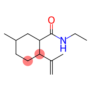 Cyclohexanecarboxamide, N-ethyl-5-methyl-2-(1-methylethenyl)-