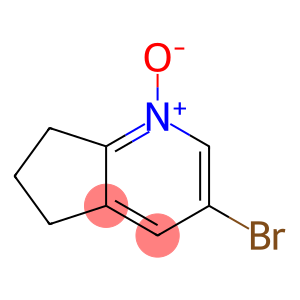 3-bromo-5H,6H,7H-cyclopenta[b]pyridin-1-ium-1-olate
