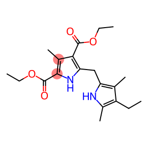 5-[(4-Ethyl-3,5-dimethyl-1H-pyrrol-2-yl)methyl]-3-methyl-1H-pyrrole-2,4-dicarboxylic acid diethyl ester
