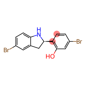 5-bromo-2-[(2R)-5-bromo-2,3-dihydro-1H-indol-2-yl]Phenol