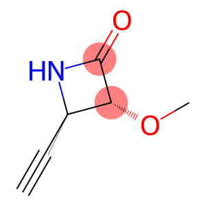 2-Azetidinone, 4-ethynyl-3-methoxy-, trans- (9CI)