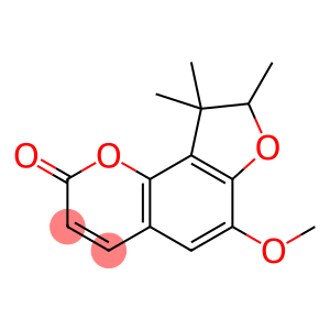 8,9-Dihydro-6-methoxy-8,9,9-trimethyl-2H-furo[2,3-h]-1-benzopyran-2-one