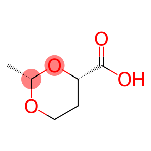 1,3-DIOXANE-4-CARBOXYLIC ACID, 2-METHYL-, (3S)