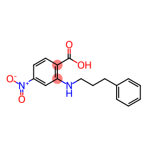 Benzoic acid, 4-nitro-2-[(3-phenylpropyl)amino]-