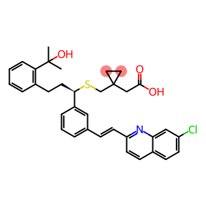 {1-[({(1R)-1-{3-[2-(7-chloroquinolin-2-yl)ethenyl]phenyl}-3-[2-(2-hydroxypropan-2-yl)phenyl]propyl}sulfanyl)methyl]cyclopropyl}acetic acid