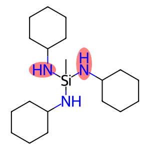 Methyltris(cyclohexylamino)silane