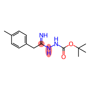 Hydrazinecarboxylic acid, 2-[1-imino-2-(4-methylphenyl)ethyl]-, 1,1-dimethylethyl ester