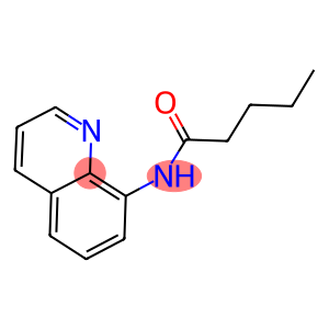 N-(8-quinolinyl)pentanamide