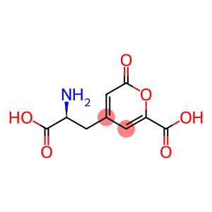 (S)-α-Amino-6-carboxy-2-oxo-2H-pyran-4-propanoic acid