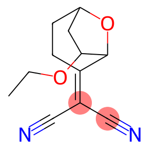 Propanedinitrile, (7-ethoxy-8-oxabicyclo[3.2.1]oct-2-ylidene)-, exo- (9CI)