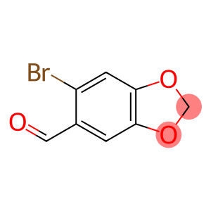 1,3-Benzodioxole-5-carboxaldehyde, 6-bromo-