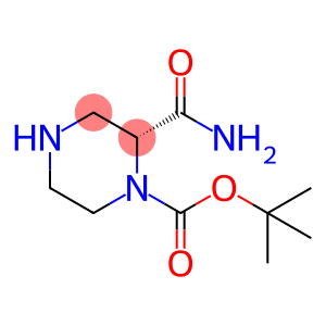 1-Piperazinecarboxylic acid, 2-(aminocarbonyl)-, 1,1-dimethylethyl ester, (R)- (9CI)