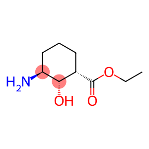 Cyclohexanecarboxylic acid, 3-amino-2-hydroxy-, ethyl ester, (1alpha,2alpha,3beta)- (9CI)