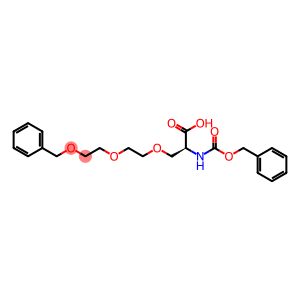 (+)-(2S)-9-benzyloxy-2-(N-benzyloxycarbonylamino)-4,7-dioxanonanoic acid