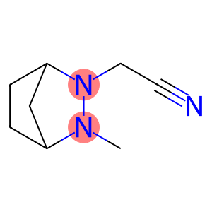 2,3-Diazabicyclo[2.2.1]heptane-2-acetonitrile,3-methyl-(9CI)