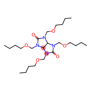 Imidazo(4,5-d)imidazole-2,5(1H,3H)-dione, 1,3,4,6-tetrakis(butoxymethyl)tetrahydro-