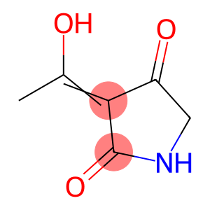 2,4-Pyrrolidinedione, 3-(1-hydroxyethylidene)- (9CI)