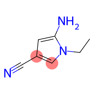 1H-Pyrrole-3-carbonitrile,5-amino-1-ethyl-(9CI)