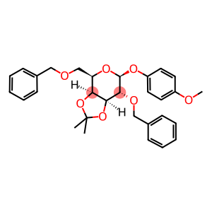 4-甲氧苯基2,6-二-O-苄基-3,4-O-异亚丙基-β-D-吡喃半乳糖苷