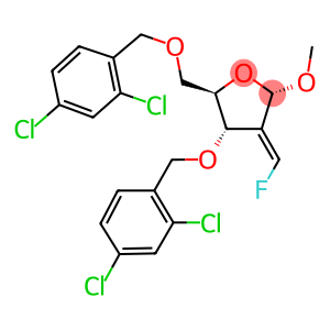 METHYL-2-DEOXY-3,5-BIS-O-(3,5-DICHLOROPHENYL)-2E-(FLUOROMETHYLENE)-α-D-ERYTHRO-PENTOFURANOSIDE,