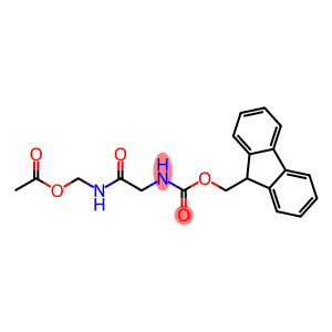 Carbamic acid, N-[2-[[(acetyloxy)methyl]amino]-2-oxoethyl]-, 9H-fluoren-9-ylmethyl ester