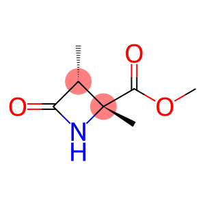 2-Azetidinecarboxylicacid,2,3-dimethyl-4-oxo-,methylester,cis-(9CI)