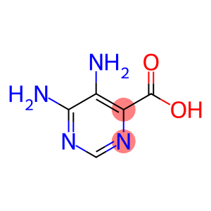 4-Pyrimidinecarboxylic  acid,  5,6-diamino-