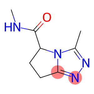 5H-Pyrrolo[2,1-c]-1,2,4-triazole-5-carboxamide, 6,7-dihydro-N,3-dimethyl-