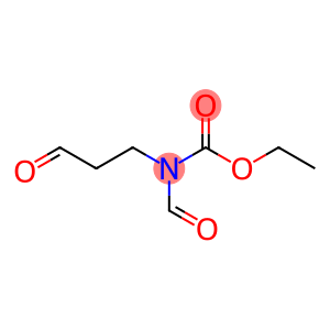 Carbamic  acid,  formyl(3-oxopropyl)-,  ethyl  ester  (9CI)