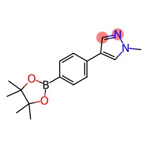 1-甲基-4-(4-(4,4,5,5-四甲基-1,3,2-二氧硼杂环戊烷-2-基)苯基)-1H-吡唑