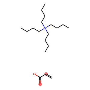 N,N,N-Tributyl-1-butanaminium·propenoic acidanion