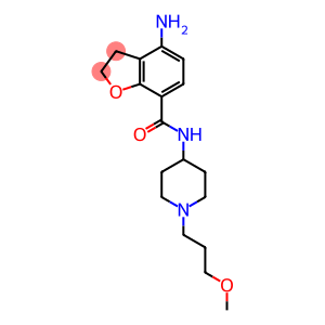 4-amino-N-(1-(3-methoxypropyl)piperidin-4-yl)-2,3-dihydrobenzofuran-7-carboxamide
