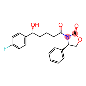 3-[(5R)-(4-Fluorophenyl)-5-hydroxypentanoyl]-(4R)-phenyl-1,3-oxazolidin-2-one