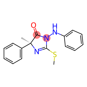 (S)-1-苯氨基-4-甲基-2-甲硫基-4-苯基-2-咪唑啉-5-酮